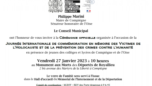 Journée internationale du Souvenir de l'Holocauste