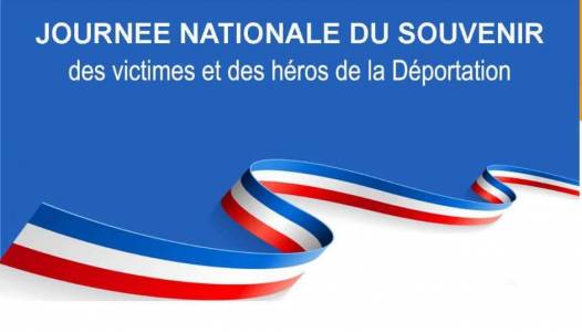 Journée Nationale du Souvenir des Victimes et Héros de la Déportation 2O23
