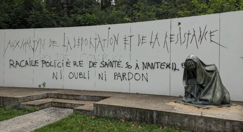 Le Mémorial des Martyrs de la Déportation et de Résistance de Nanterre vandalisé