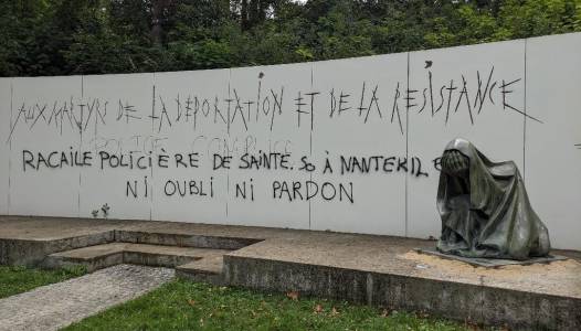 Le Mémorial des Martyrs de la Déportation et de Résistance de Nanterre vandalisé
