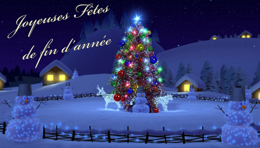 Bonnes fêtes de fin d'année 2023