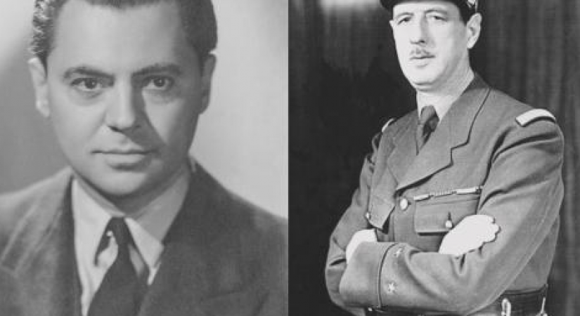 Jean Moulin et Charles de Gaulle