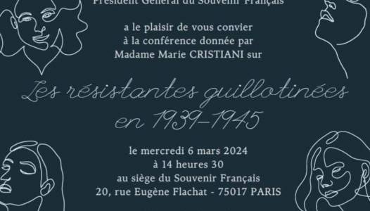 Les Résistantes guillotinées en 1939-1945