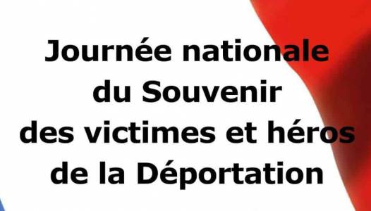 Journée nationale du Souvenir des victimes et héros de la Déportation 2024