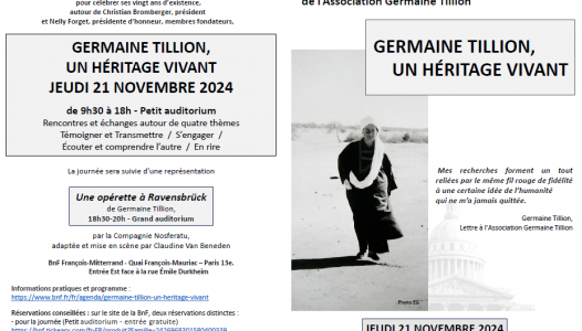 Germaine Tillion, un héritage vivant