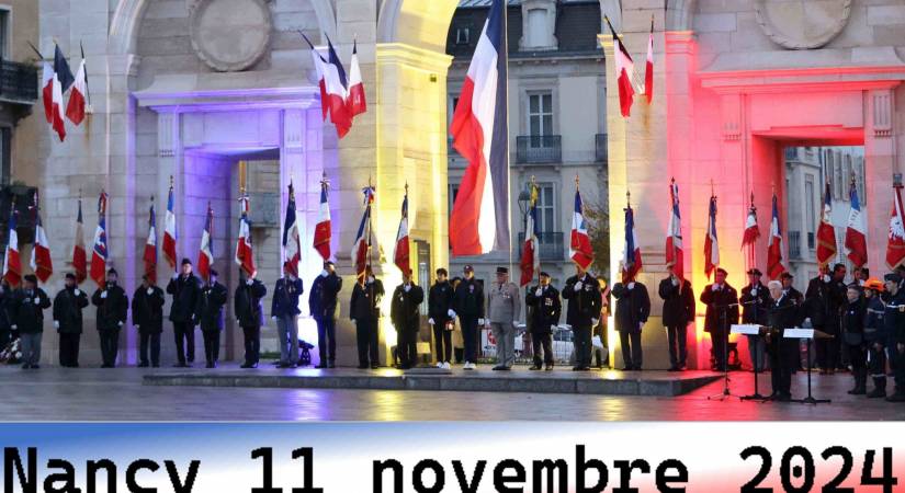 106ème anniversaire de l'Armistice de 1918 à Nancy
