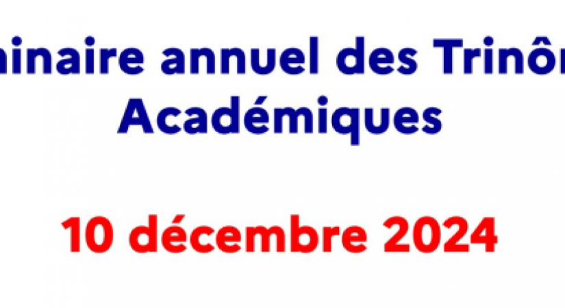 Séminaire des Trinômes académiques 2024