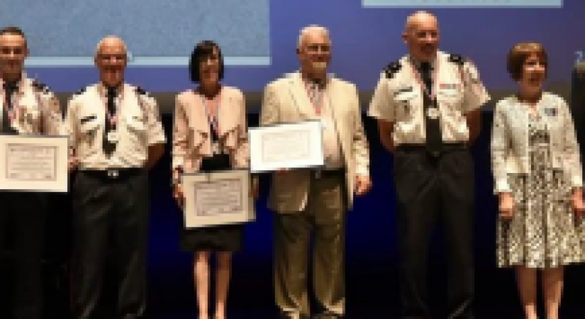 Remise du Prix de l'Initiative Mémorielle à Michèle Blanchot et William Garrivier