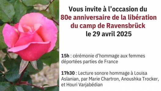 80ème anniversaire de la libération du camp de Ravensbrück
