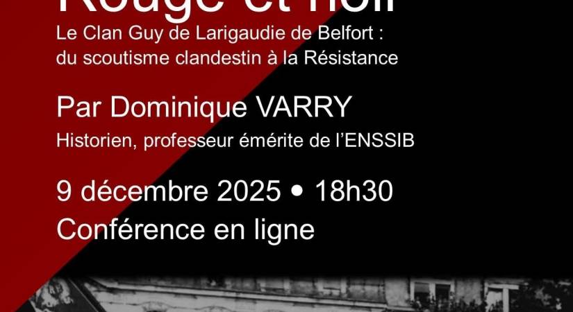 Foulard de sang    Rouge et noir