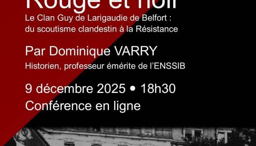 Foulard de sang    Rouge et noir