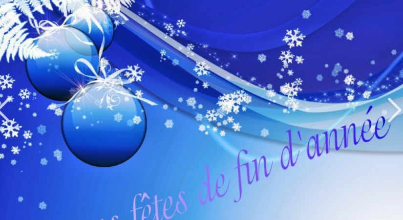 Bonnes fêtes à toutes et tous  !