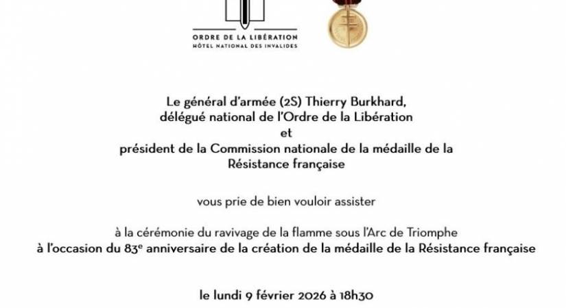83ème anniversaire de la création de la Médaille de la Résistance française