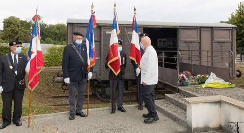 76ème anniversaire du départ du Train de déportation en gare de Nanteuil-Saâcy