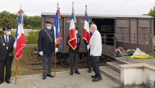 76ème anniversaire du départ du Train de déportation en gare de Nanteuil-Saâcy