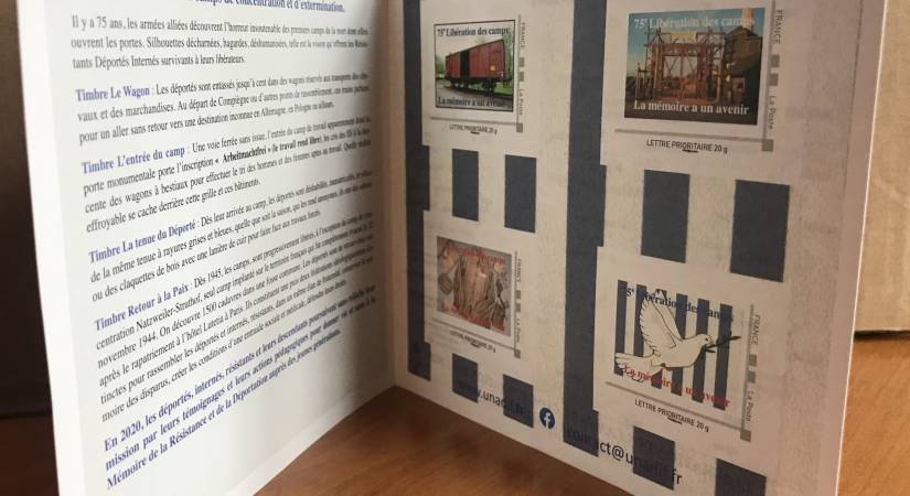 TIMBRES UNADIF-FNDIR - 75ème anniversaire de la libération des camps