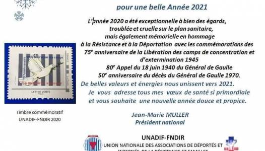 Meilleurs voeux pour 2021