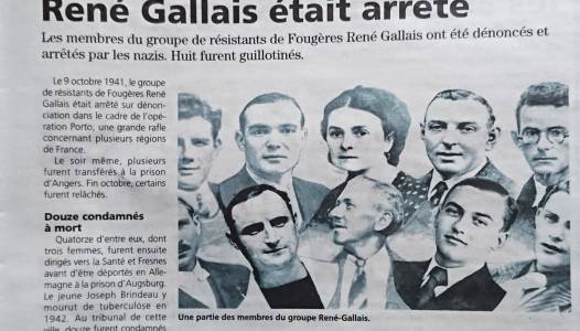 Les Résistants du Groupe "René Gallais"