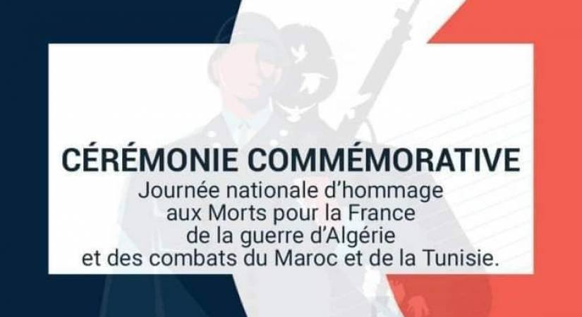 Hommage aux Morts pour la France en Algérie à Compiègne
