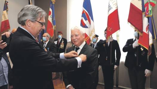 Le Président Jean-Pierre Pesson décoré